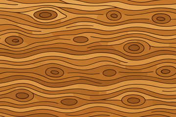 A stylized wood texture pattern featuring flowing lines and circular knots, evoking the natural beauty of wood in a warm, golden brown tone.
