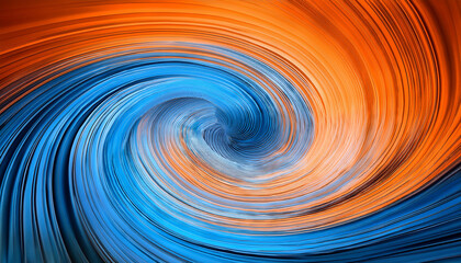 A Dynamic Swirl Of Colorful Waves In Blue And Orange Creates An Abstract Background Perfect For Artistic Design