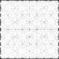 Abstract black dotted maze seamless pattern background for modern wallpapers posters branding textiles and digital graphic design use
