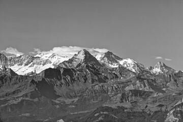 Obraz premium Jungfrau massif from Pilatus, Luzern