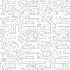 Geometric white maze line seamless pattern background for posters wallpapers packaging branding textile design and digital templates use