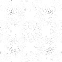Abstract spiral dotted circle seamless pattern background for posters wallpapers packaging textile design and digital templates use