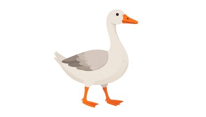Cute cartoon goose