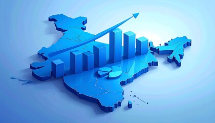 India's growth illustrated by graphs