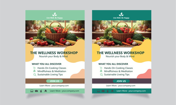 Modern Wellness & Eco-Friendly Event Flyer