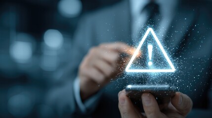 Collaboration and Efficiency in Hybrid Work, Businessperson Multitasking on Smartphone and Laptop for Career Development