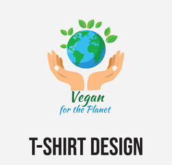 Vegan Lifestyle Graphic – Inspirational Botanical Typography