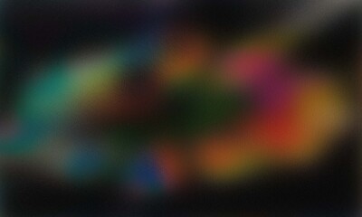 Abstract Blurry Light Streaks and Bokeh Effects Create a Vibrant Colorful Backdrop