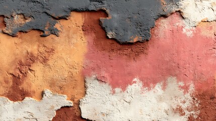 Old cracked wall peeling paint high resolution picture