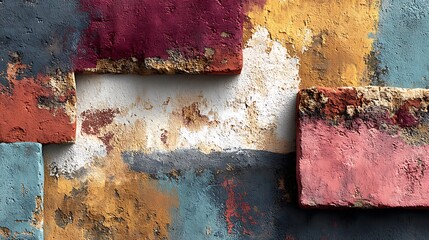 Old painted plaster surface high resolution picture