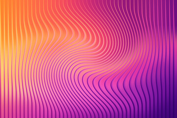 Obraz premium Vibrant gradient swirls and lines abstract background pattern with orange and purple hues illustration