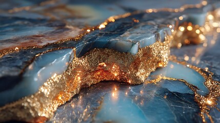 Stunning blue gemstone texture high resolution picture