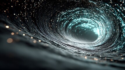Stunning cosmic spiral vortex high resolution picture