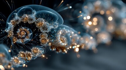 Stunning light bulb with gears high resolution picture