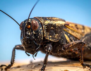 Close-up of a grasshopper