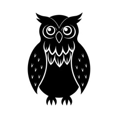 vector illustration of a owl
