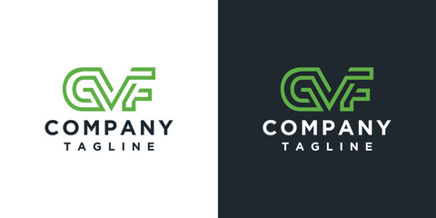 monogram letter logo is made with lines, a design for a luxurious, elegant and simple business.