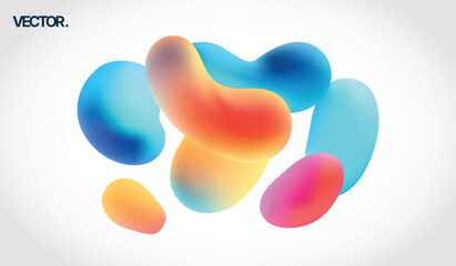 Explore Abstract Colorful Liquid Shapes in Fluid Design, showcasing artistic beauty and creativity