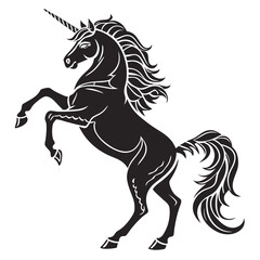 horse silhouette vector