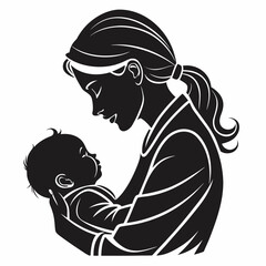 man and woman black and white vector