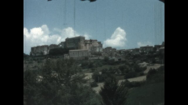 Bomarzo, Italy 1964 - Viewing the Italian town of Bomarzo in 1964.