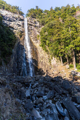 早春の那智の滝