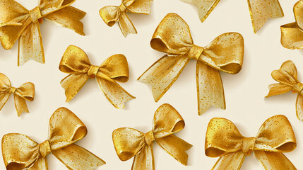 The image features a repeating pattern of decorative adornments on a light colored surface. These adornments are created in a shining hue with varying sizes and orientations