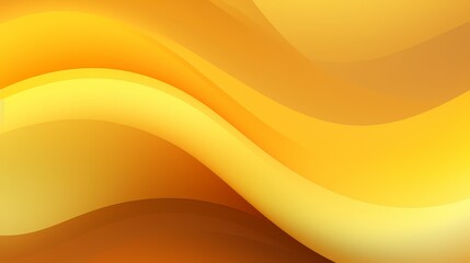 Yellow wave with a brown background. The wave is curved and has a lot of detail. The background is a warm, golden color