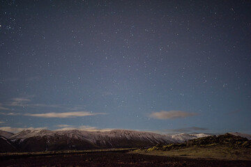 Views of the night sky in Iceland