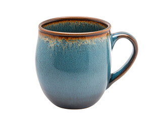Blue Ceramic Mug with Beautiful Glazed Finish