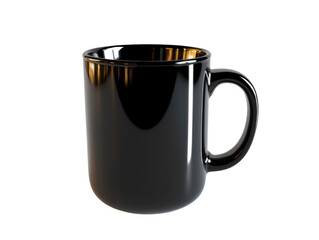 Elegant Black Coffee Mug for Daily Use and Gifts