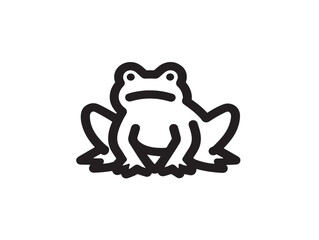  Professional Frog Icon Created in Modern Stylish Thin Line Vector Artwork