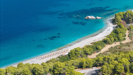 Mediterranean Island with Lush Pine Forest and Turquoise Sea, Skopelos