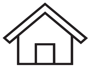  Professional Home Icon in Stylish Modern Thin Line Vector Artwork Design