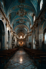 Fototapeta premium interior of a church