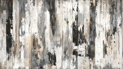 Wall with a wood grain texture and a black and white color scheme. The wall appears to be a part of a painting or a piece of art