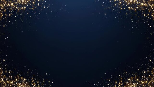 Blue christmas background with stars