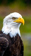 Fototapeta premium Close-up of bald eagle