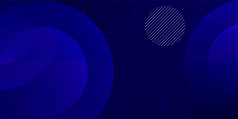 Minimal geometric background. Blue elements with fluid gradient. Cool background design for posters. Eps10 vector
