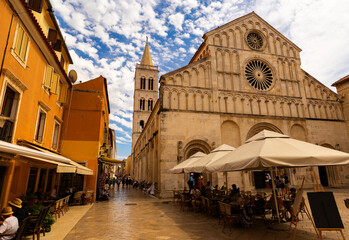 Saint Anastasia Cathedral in Zadar. High quality photo