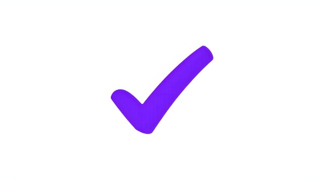 Checkmark icon in translucent glassmorphism design, representing confirmation, approval confirmation success symbol tick validation yes okay, 3d rendering