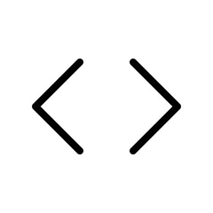 Chevron selector horizontal vector icon