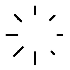 Abstract loading spinner vector graphic