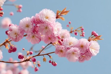 Editorial spring blossoms scene, floral canopy of blossoms celebrating seasonal renewal, symbolizing seasonal renewal, cultural beauty, lifestyle inspiration, natural floral d