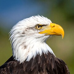 Close-up profile of an eagle (1)