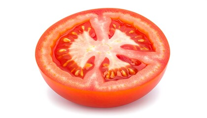 Close-up tomato slice