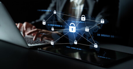 Cyber security protection and cyber security strategies against cyber threats, system hacks,...