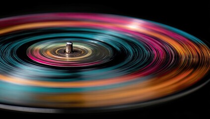 Vibrant, swirling record