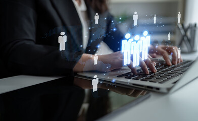 Global human network and workforce distribution highlight human, network, and global presence through digital connection and team coordination Latch