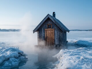 Finlands Custom of Sauna Followed by Ice